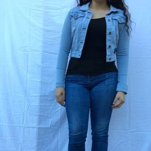 Jean cropped jacket